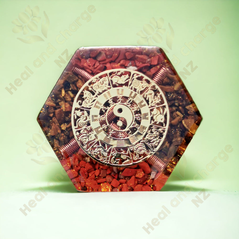 Yin Yang Bagua with Chinese Zodiac