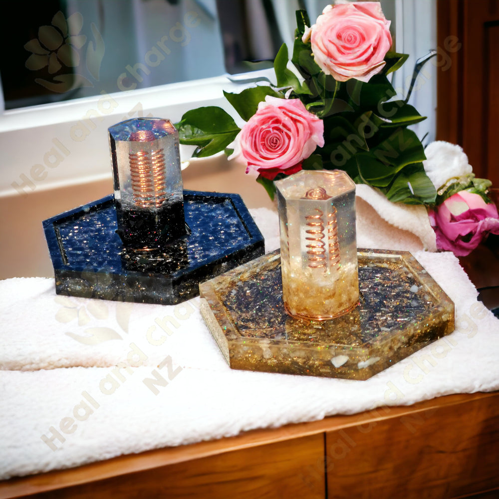 Jewellery Energy Dish Charging and Cleansing Set