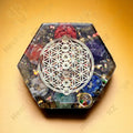 Flower of Life with 7 Chakras