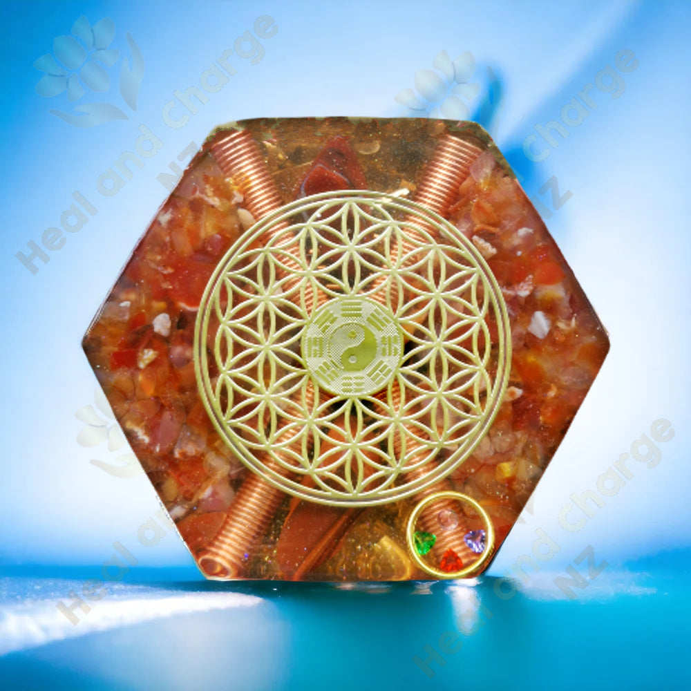 Flower of Life with Bagua